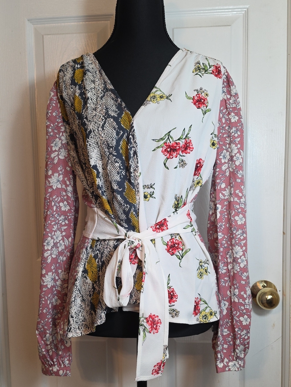 Gimmicks Mixed Prints Blouse